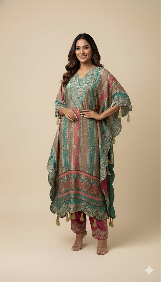 The 'Desert Rose' Kaftan Set