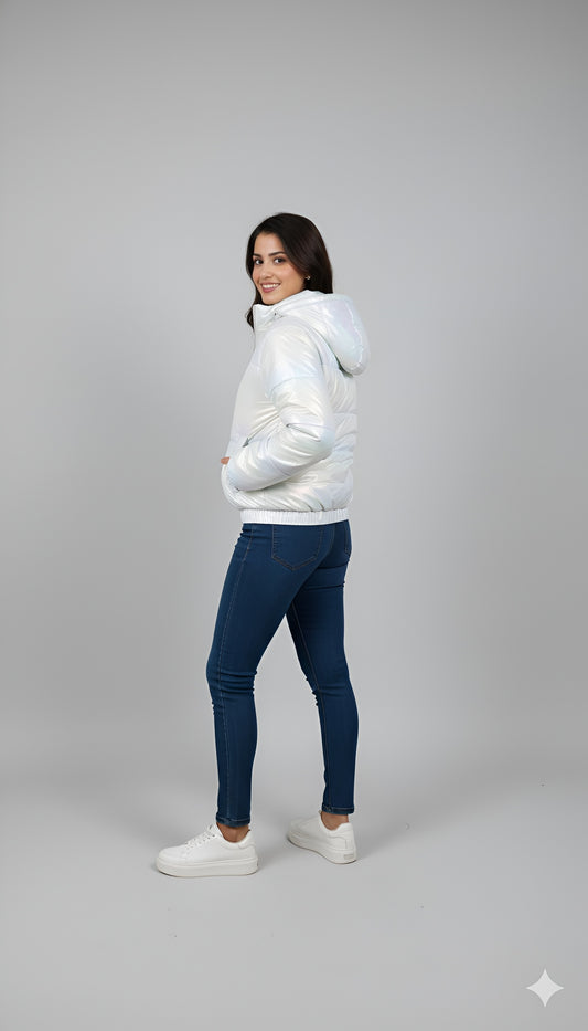 The Iridescent Puffer Jacket | Your New Statement Outerwear