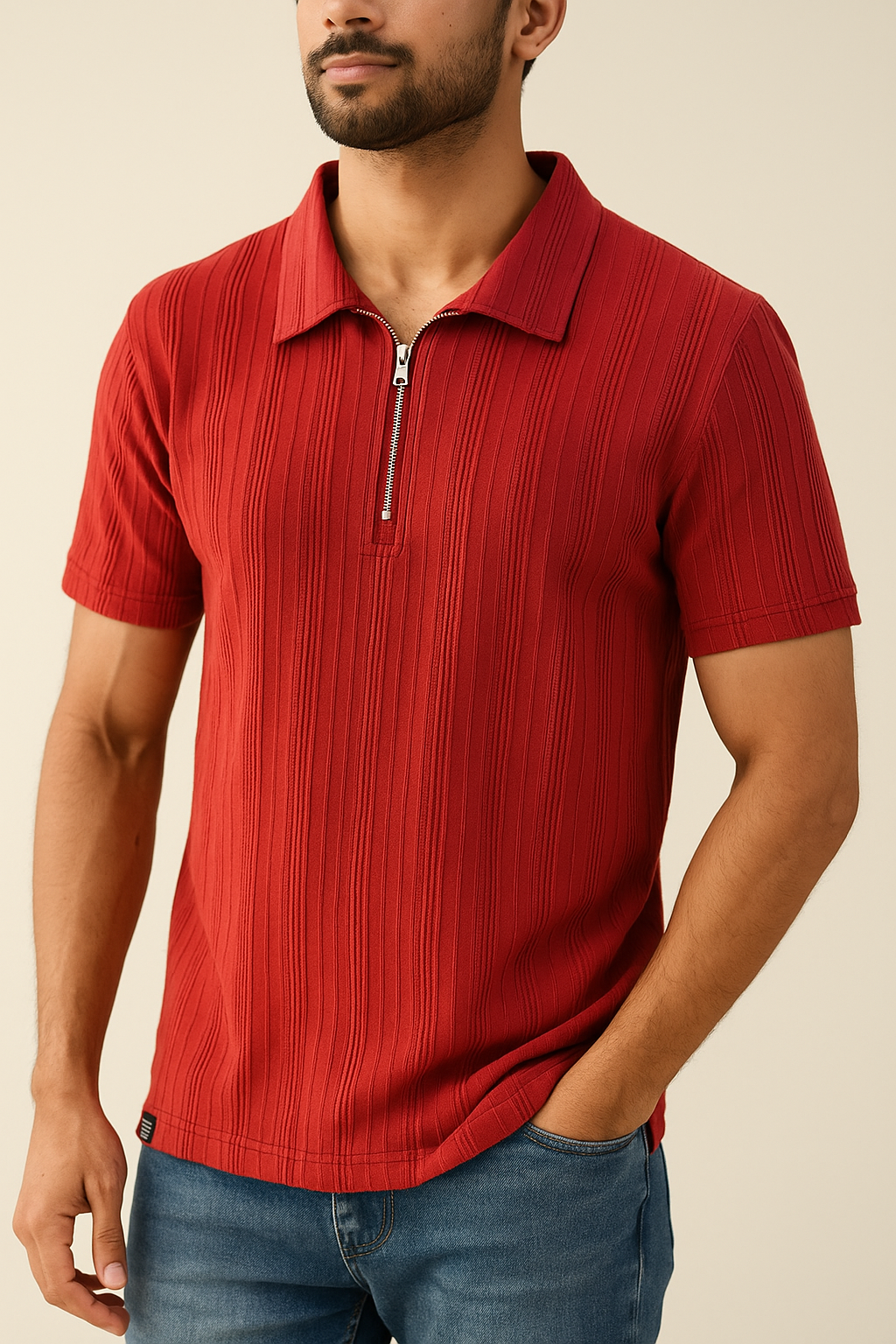 Polo Tshirt Red color