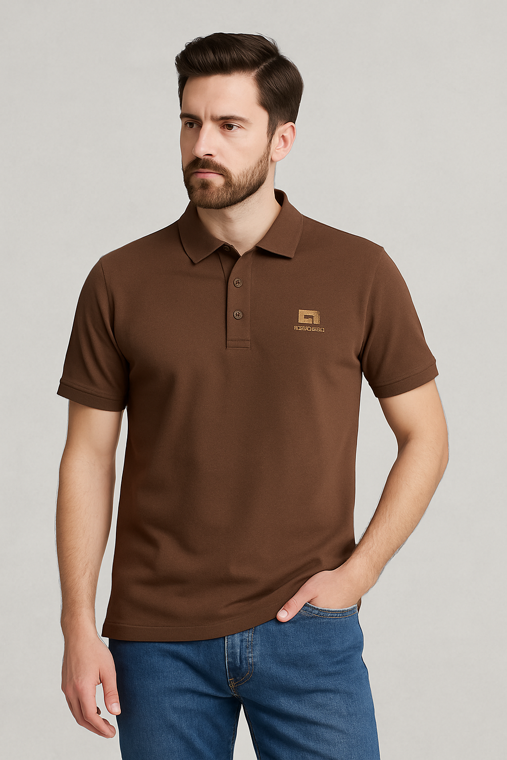 Polo Tshirt Brown color