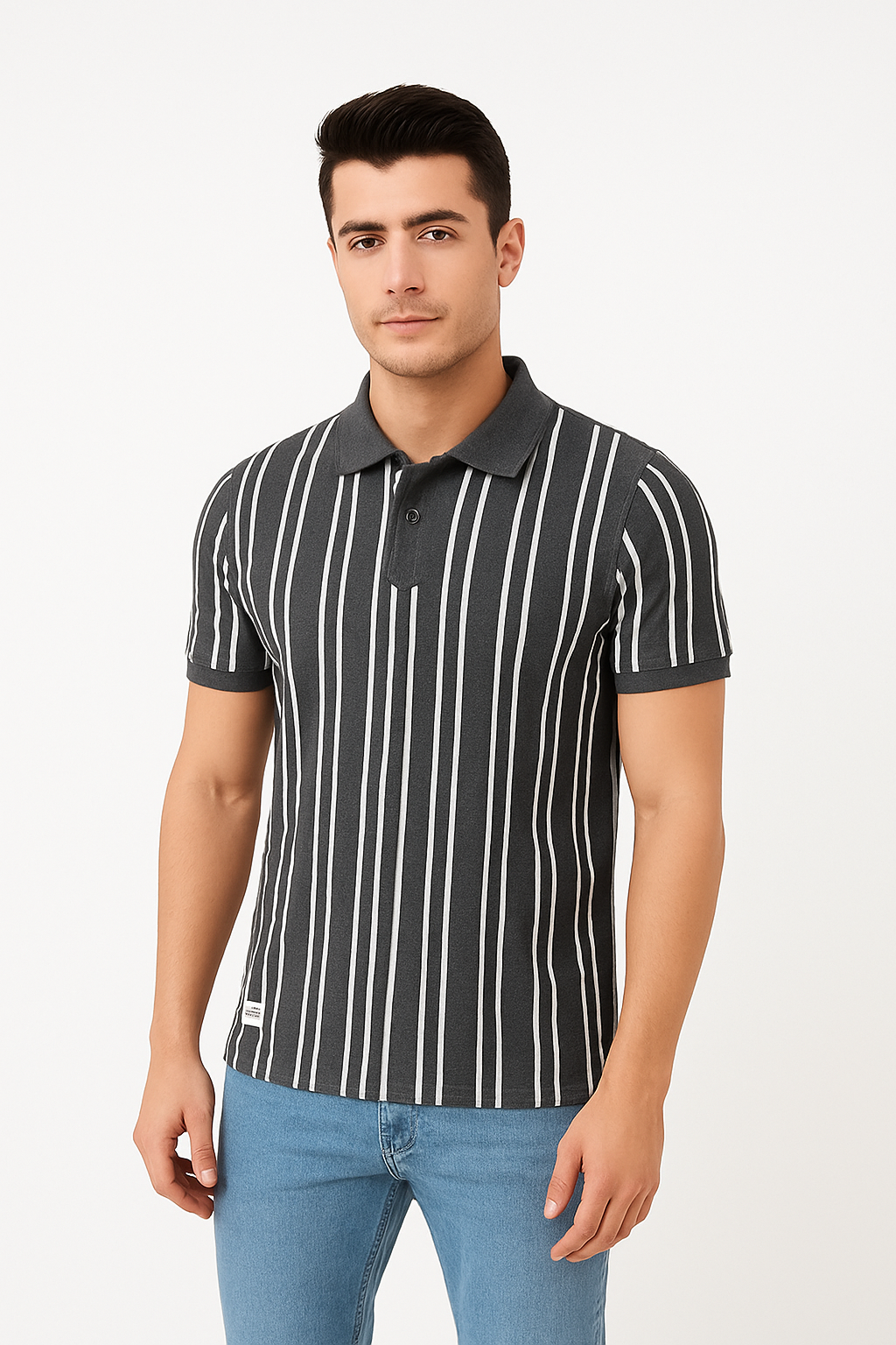 Polo Tshirt Grey color