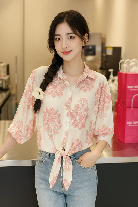 Tie-up shirt - Luvani Trends & Lifestyle