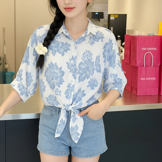 Tie-up shirt - Luvani Trends & Lifestyle