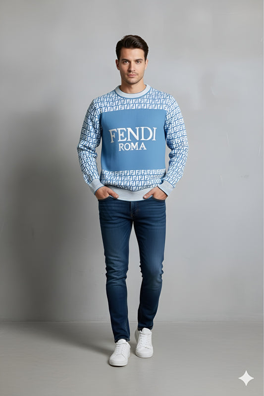 FENDI FF Logo Pullover | Designer Fashion