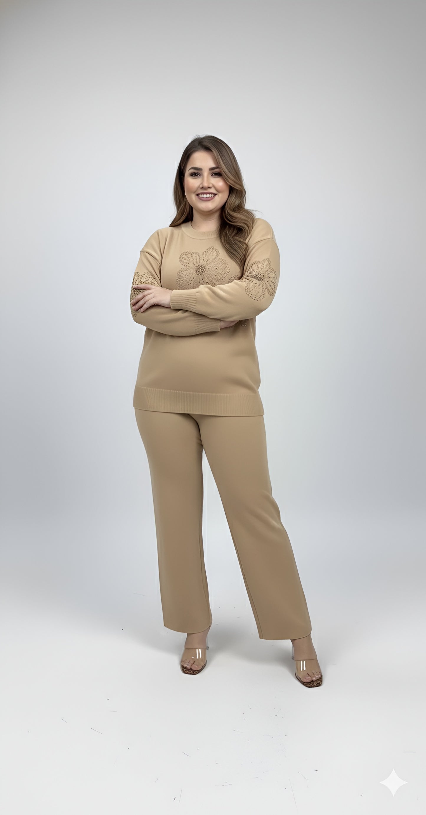 Floraison Two-Piece Sweater Set