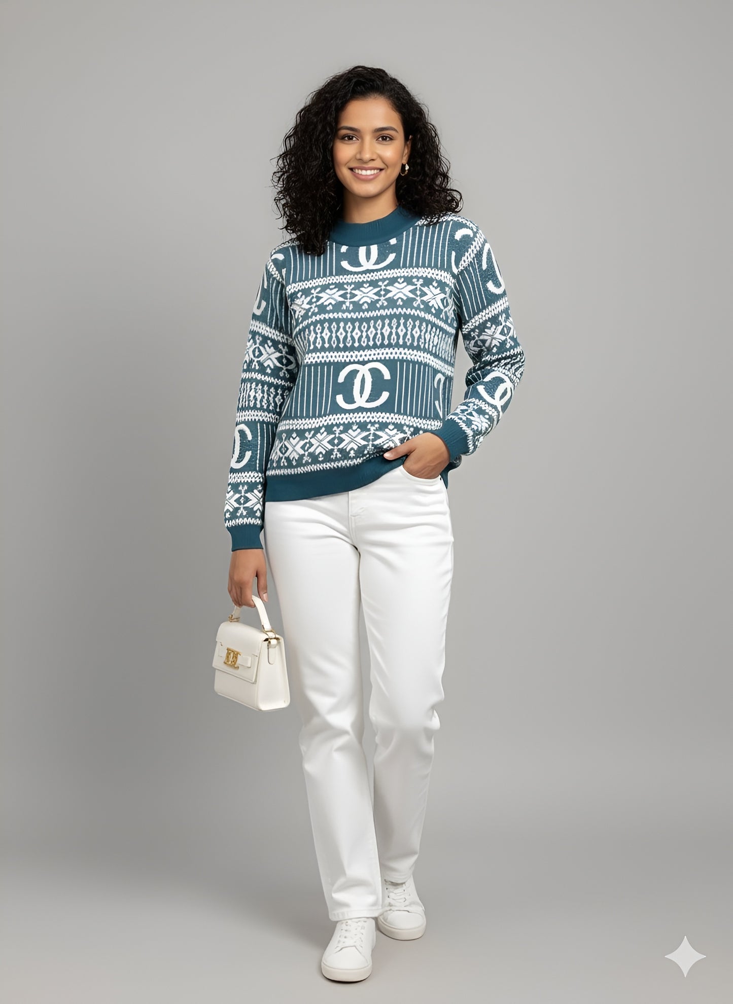 The Designer-Inspired Fair Isle Crewneck